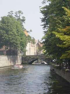 The Dijver river gives Brugge its nickname, Venice of the North