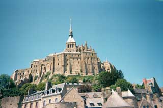 The monastery at Mont St Michel