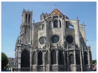 The Notre Dame church at Mantes