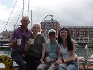 With Jeff & Gerry at Gunwharf Quay
