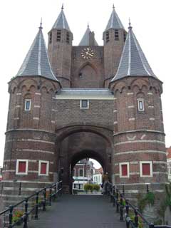Amsterdamse Poort, one of the 12 medieval gateways to the city