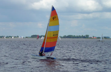 A fair breeze for sailing on the Sneekermeer