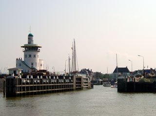 The Keersluis at Harlingen can be closed at exceptionally high tides