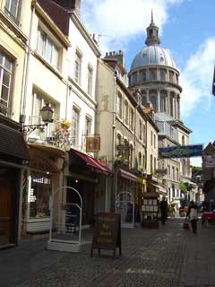 The Notre Dame Basilica in Boulogne's Haute Ville