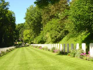 The Commonwealth cemetery at St Valery-en-Caux