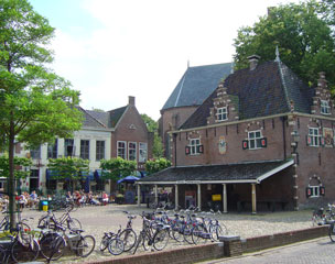 Workum's Waag building now houses the town's historical and shipping museum