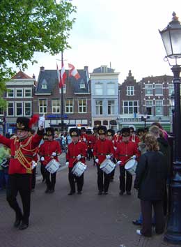 Every week is festival week - a marching band accompanies the Avonds Vierdaagse, a four evening walk for young children