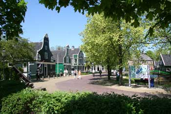 The recreated 17th century village of Zaanse Schans