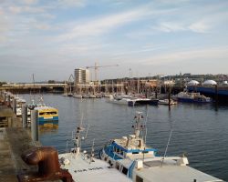 Boulogne marina packed in July